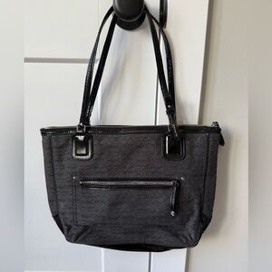 Coach Poppy Signature C Mini Oxford tote bag